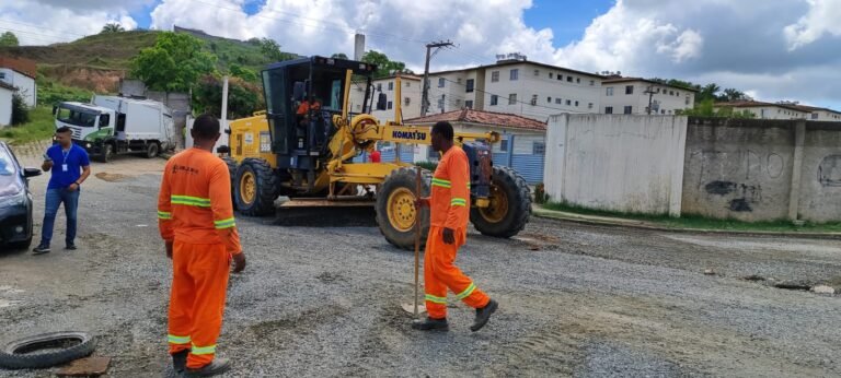 Prefeitura de Itabuna acelera obras de urbanização no Daniel Gomes e São Pedro