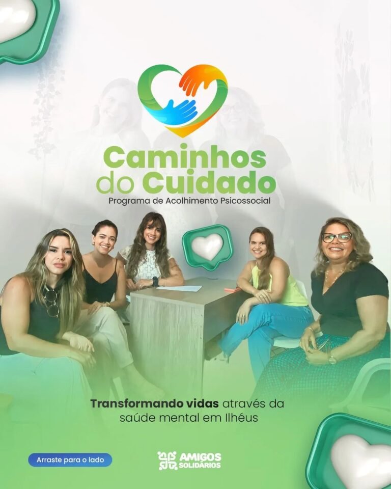 O “Caminhos do Cuidado” é um Programa de Acolhimento Psicossocial | Amigos Solidários