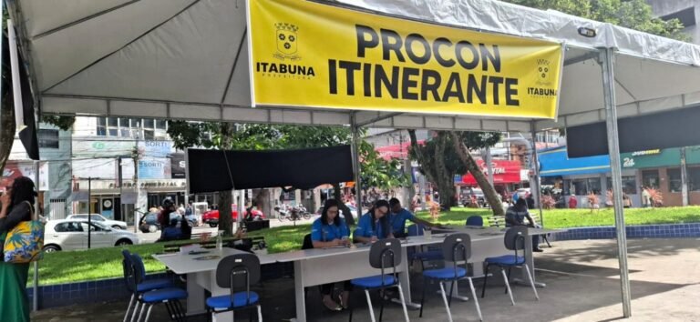 Projeto PROCON em Movimento faz ação especial no comércio de Itabuna em razão do Dia dos Pais